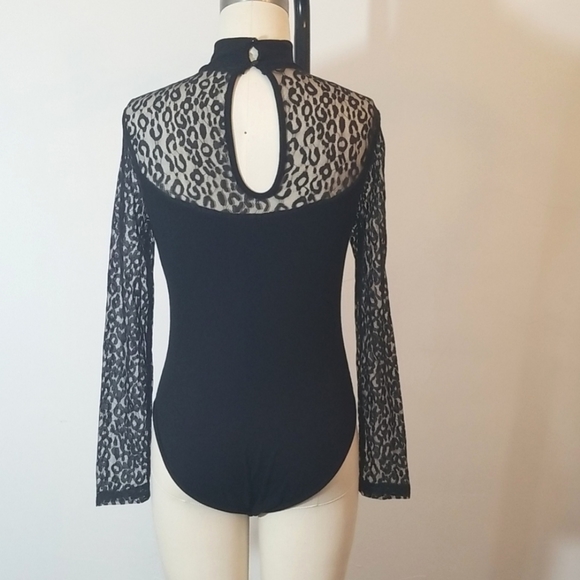 Bebe Bodysuit Animal Lace - Picture 2 of 4